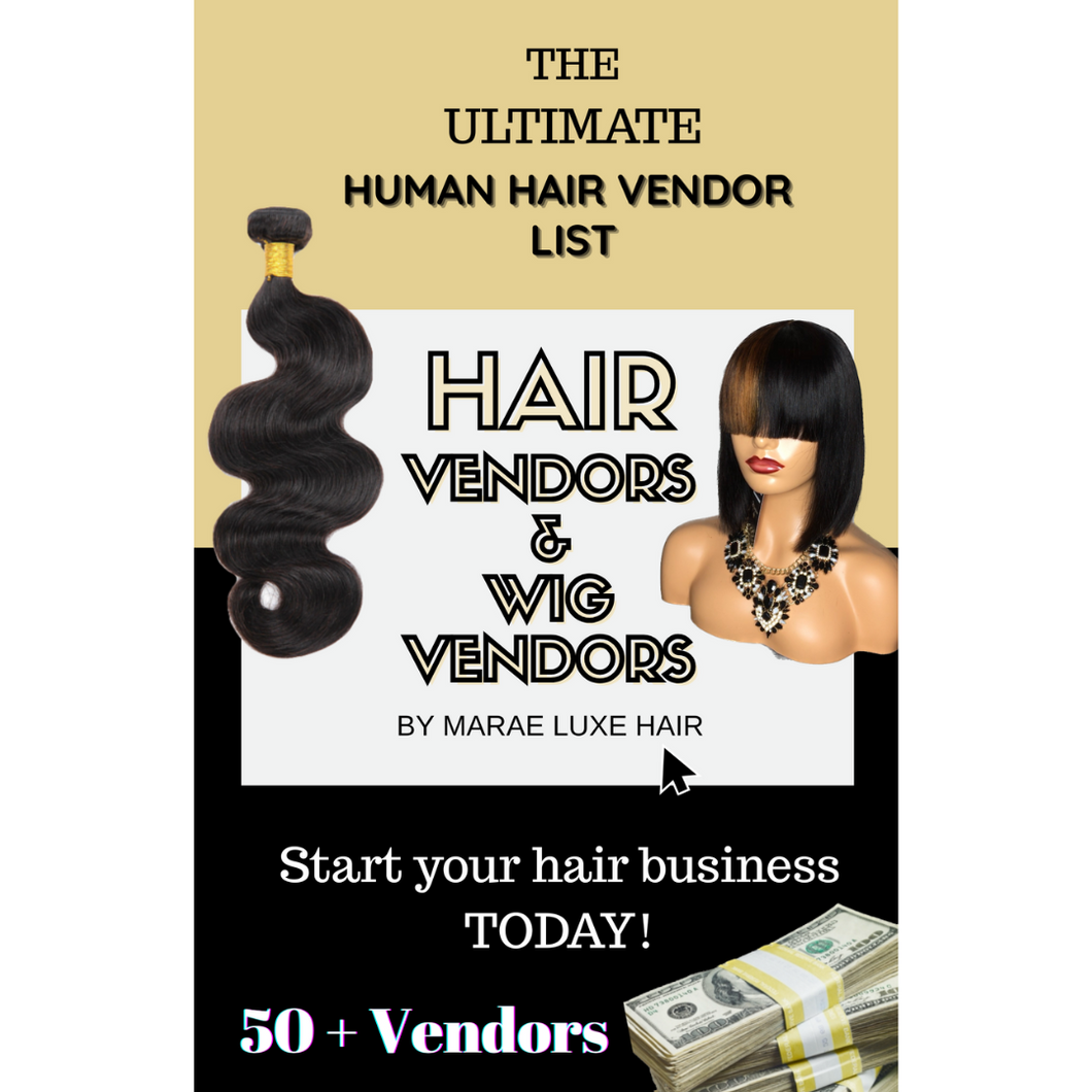 E Book: Hair Vendor List